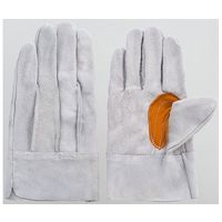 富士グローブ 牛床皮背縫手袋 #60黄当 L 1715 1ケース(10双) 64-8298-89（直送品）