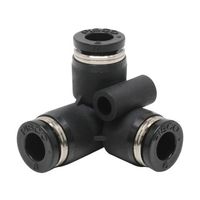 日本ピスコ チューブフィッティング トリポッドユニオン チューブ6 PVU6 1個 61-1908-93（直送品）