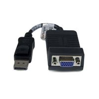 StarTech.com DisplayPort To VGA Adapter ー Active 10 DP2VGA 1個 64-2783-25（直送品）