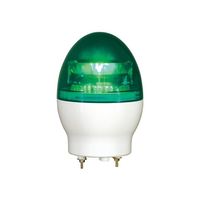 日惠製作所 LED回転灯φ118 ニコフラッシュF(緑) DC24V VL11F-D24NG 1個 61-9996-53（直送品）