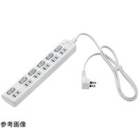 アズワン スイッチ付き節電タップ6口 2m 65-9074-06 1個（直送品）