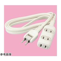 アズワン 延長コード3口 2m 65-9073-92 1個（直送品）