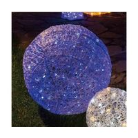 アズワン LEDプリンセスボールライト 【屋外使用可/コントロール不可】大 ブルー 65-8117-43 1セット（直送品）