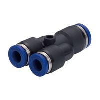 日本ピスコ SUS304継手 違径ユニオンワイ PW8-6SUS 1個 64-4805-91（直送品）