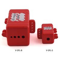 マブチ・エスアンドティー プラグ・ニューマティックロックアウト 8個入り V-SPL-B-J 1箱(8個) 64-5185-67（直送品）