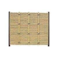 タカショー エバーみす垣3型セット 60黒焼角柱 基本1800 (片面) 黒竹 19341703 1組（直送品）