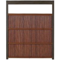 タカショー エバースクリーン 清水垣セット H2000 追加型 (フレーム:ナチュラルパイン/パネル:すす竹) 66792574 1組（直送品）