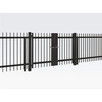 四国化成建材 EAM1型 W1000 H1000 縦格子 片開き 電気錠P仕様(パナソニック製対応) EAM1PL-O1010SBK 1個（直送品）