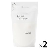 無印良品 敏感肌用クリーム化粧水（詰替用） 270mL 1セット（2個） 良品計画