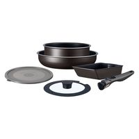 アイリスオーヤマ フライパン セット TERACOAT ガス火対応 取っ手が取れる 6点セット EHDC-T6S グレイッシュブラウン（直送品）