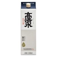 秋田酒類製造 高清水 さけパック 1.8L x1 4969516140043 1本（直送品）
