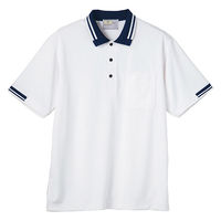 トンボ キラク ポロシャツ ホワイト 4L CR217-01-4L 1枚（取寄品）