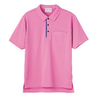 トンボ キラク ニットシャツ ピンク L CR218-14-L 1枚（取寄品）