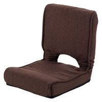 武田コーポレーション 低反発コンパクト座椅子ブラウン TRK-TC2BR 1箱(4個入)（直送品）