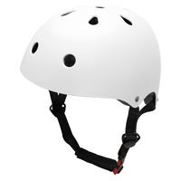 福昌 KIDS スマートヘルメットMホワイト FS-680 1個（直送品）