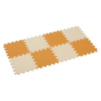 シービージャパン やわらかジョイントカラーマット 30×30×厚み1.2cm マンゴー 4573306869061 1セット(8枚入)