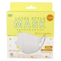 富士 レイヤースタイルマスク入子供用 4944109316005 30枚×60点セット（直送品）