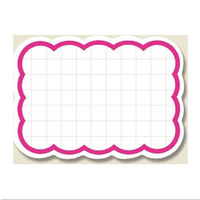 シモジマ 抜型カード　クモ　Ｌ　ピンク　 007233801 1束（わけあり品）