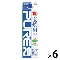いいちこ 25度 1.8L パック 1箱（6本） 三和酒類 麦焼酎 - アスクル