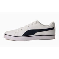 PUMA（プーマ） V コート バルク EB スニーカー 245 プーマホワイト×パリジャンナイト 389907 1足（直送品）