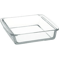 AGCテクノグラス ケーキ焼き皿（角型） BC222 1ケース(1ケース12個入×1)（取寄品）
