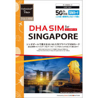 DHA Corporation ＤＨＡ　ＳＩＭ　ｆｏｒ　ＳＩＮＧＡＰＯＲＥ　シンガポール用 DHA-SIM-253　1枚（直送品）