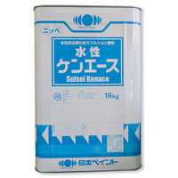 【水性壁面用つや消し塗料】日本ペイント 水性ケンエース 白