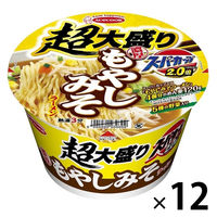 エースコック 超大盛りスーパーカップ2.0倍 濃厚もやしみそラーメン 1セット（12個）