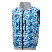 サンエス ベスト 4ブロックブルー 5L KF92302 1着（直送品）