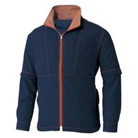 サンエス 袖取り外し長袖ブルゾン 3ネイビー M KF91620 1着（直送品）