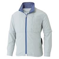 サンエス 袖取り外し長袖ブルゾン 6シルバー LL KF91620 1着（直送品）