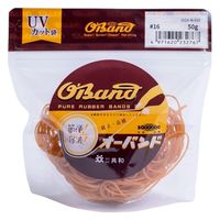 【輪ゴム】 共和 オーバンド透明袋 50g GGA-N-010 #16 アメ 1セット（3袋）