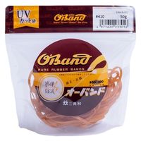 【輪ゴム】 共和 オーバンド透明袋 50g GNA-N-001 #410 アメ 1セット（3袋）