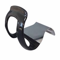 三ヶ島製作所 QUARTER CLIP クオータークリップ ブラック 25219445 1セット(2ペア)（直送品）