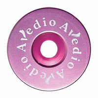 AVEDIO 軽量アルミトップキャップ セパレート ロゴ入 ピンク 30470648 1セット(3個)（直送品）