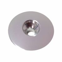 AVEDIO 軽量アルミトップキャップ セパレート ロゴ無 レッド 30470652 1セット(3個)（直送品）