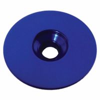 AVEDIO 軽量アルミトップキャップ セパレート ロゴ無 ブルー 30470654 1セット(3個)（直送品）