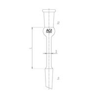 旭製作所 セミ・ミクロ 空気冷却器 150mm Φ13mm 3450-150-3M 1個 65-1838-59（直送品）