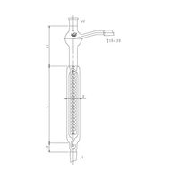 旭製作所 セミ・ミクロ 分留管ウィットマー 19/22 110mm 3518-200-3M 1個 65-1838-71（直送品）