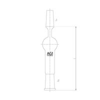 旭製作所 ジョイント付カルシウム管 I型 135mm 2378-3M 1個 65-1838-17（直送品）