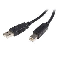 StarTech.com 2m USB 2.0ケーブル(ABタイプ)USB(A)オスーUSB(B)オス USB2HAB2M 1個（直送品）