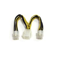 StarTech.com PCI Express電源分岐ケーブル 15cm PCIEXSPLIT6 1個 65-1898-56（直送品）