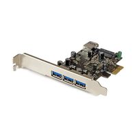 StarTech.com USB 3.0 4ポート増設PCI Expressカード PEXUSB3S42 1個 65-1896-50（直送品）