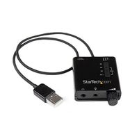StarTech.com USB接続外付けサウンドカード S/PDIF対応 ICUSBAUDIO2D 1個 65-1894-26（直送品）
