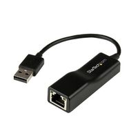 StarTech.com USB 2.0有線LANアダプタ 10/100Mbps対応 USB2100 1個 65-1896-06（直送品）