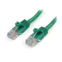 カテゴリ5e LANケーブル(Cat5e)RJ45コネクタ(ツメ折れ防止カバー付き)1m グリーン 45PAT1MGN 1個（直送品）