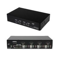 KVMスイッチ 4ポートDisplayPort オーディオ対応 2ポートUSB 3.0ハブ搭載 SV431DPUA 1個（直送品）