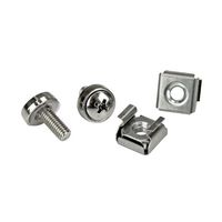 StarTech.com M5ネジ(12mm)& M5ケージナット 20セット CABSCRWM520 1個(20組) 65-1903-26（直送品）