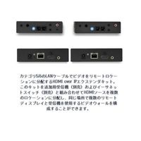 IP対応HDMIエクステンダー送受信機セット ビデオウォールシステム対応 1080p ST12MHDLAN2K 1個（直送品）