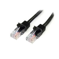 StarTech.com カテゴリ5e LANケーブル 10m ブラック ツメ折れ防止RJ45コネクタ 45PAT10MBK 1個（直送品）